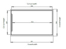 NCE Microwave Bracket (Suit NCE25LBLK Black Microwave)