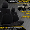 Razorback 4x4 GP4 Standard Neoprene 2x Front Seat Covers suitable for a Toyota Landcruiser 79 Single Cab