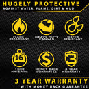 Razorback 4x4 XP7 Heavy Duty Canvas 2x Front Seat Covers suitable for a Toyota Landcruiser 78 Series (Made to Order)