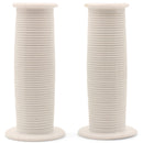 Bikelane 95mm Kids Bike Mushroom Handlebar Grip Pair (White)