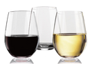 Tritan Stemless Wine Glasses 16oz - Set of 4