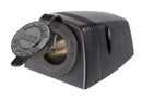 NARVA Surface Mount Accessory Socket - Black 81025BL