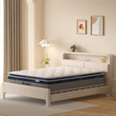DreamZ Spring Mattress Pillow Top 7 Zone Pocket Spring Memory Foam 32cm Double