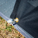 Aussie Traveller Sunblocker Long Side Wall - Black - 4.88m (17')