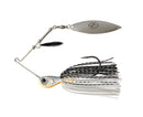 TT Lures 3/8oz Tornado+ Tandem Blade Spinnerbait Lure - WHITE NIGHT