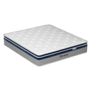 DreamZ Spring Mattress Pillow Top 7 Zone Pocket Spring Memory Foam 32cm Double