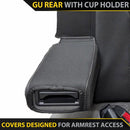 Nissan Patrol GU Wagon Series 4-9 ST, ST-L & ST PLUS GP6 Premium Neoprene 2nd Row Seat Covers