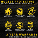 Razorback 4x4 XP7 Heavy Duty Canvas 2x Front Seat Covers suitable for a Toyota Landcruiser 76 Series (Made to Order)