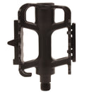 Black Heavy Duty Plastic Mountain Bike Pedals Bike MTB Pedals 9/16-Inch Thread