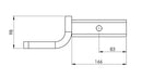 Hayman Reese 21222 Interlock 160mm Trailer Ball Mount and Towball