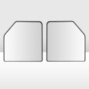 Pair of Large FLAT Replacement Mirrors for San Hima Gen2 Towing Mirror