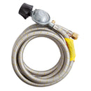 Gasmate Braided Hose & Regulator LCC27 to 5/8" UNF (3/8" SAE) 2000mm
