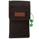 Didgeridoonas Australian Oilskin Water Repellant Phone Pouch with Belt Loop