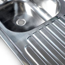 Stainless Steel Sink With Drainer - 760 X 155 X 360mm