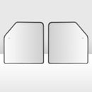 Pair of Large FLAT Replacement Mirror for San Hima Gen2 Towing Mirror