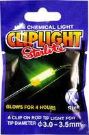 Extra Large Starlite Chemical Cliplight-Clip on Fishing Rod Tip Light-Glow Stick