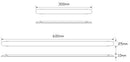LED Autolamps 1061/12SW Interior Strip Lamp 12 Volt, Single blister
