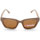 North Beach Lalani Crystal Brown/Brown Womens Polarised Sunglasses 70709