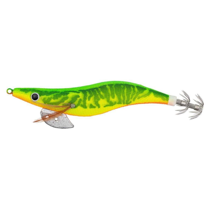 Jarvis Walker Size 2.5 Green Tiger Intruder Squid Jig Lure