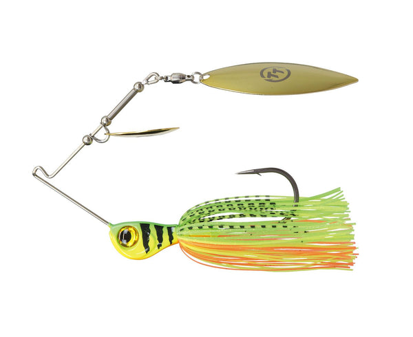 TT Lures 1/2oz Tornado+ Tandem Blade Spinnerbait Lure - FIRETIGER