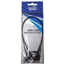 6 Pack of Jarvis Walker 12 Inch/60lb Wire Fishing Leader Trace Rigs