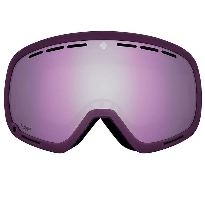 Spy Marshall Monochrome Purple Happy ML Rose Violet Spectra Mirror Ski Goggles