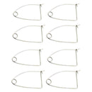 8 x Galvanised Steel Quick Release Bait Clips - Crab Pot Bait Clips