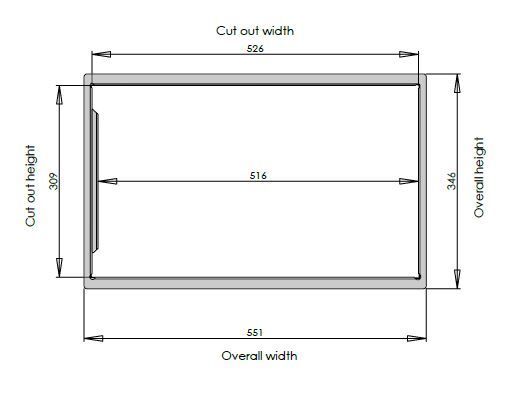 NCE Microwave Bracket (Suit NCE25LBLK Black Microwave)