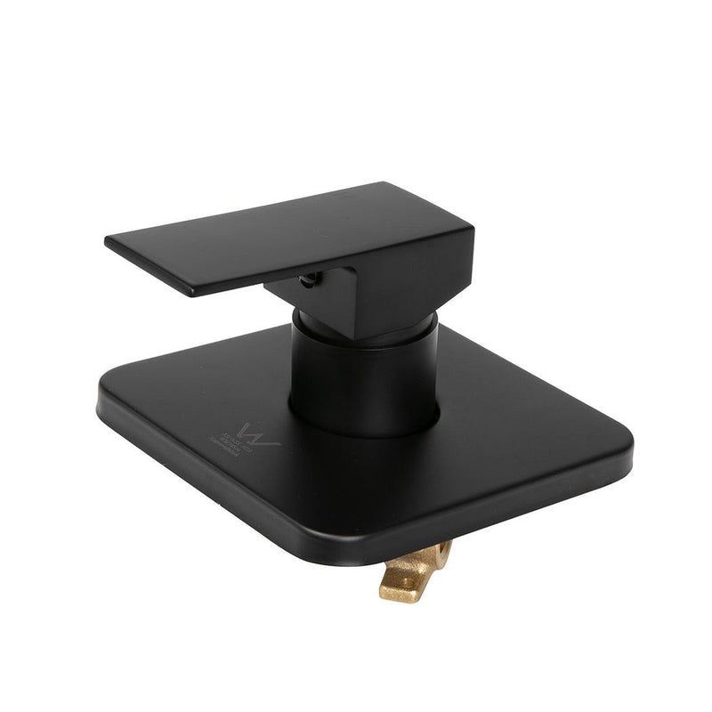 Dutxa Shower Mixer Taps Hot Cold Shower Valve Kits Bath Tub Faucet Brass Black
