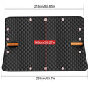 Magnetic Car Snow & Ice Protector All Season Windshield Cover Black