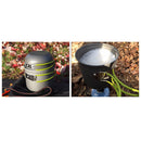 Cooking Hiking Set 14PCS with Stove