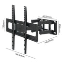 Levede Full Motion TV Wall Mount Bracket Swivel Tilt LED LCD Plasma 32-65 Inch
