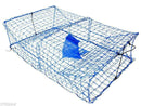 Wilson Heavy Duty Rectangular Crab Trap - 2 Entry - Blue Mesh Crab Pots