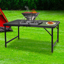 Levede Grill Table BBQ Camping Tables Outdoor Foldable Aluminium Portable L