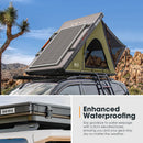 San Hima Kalbarri Lite Gen 2 Rooftop Tent Olive+200W Solar Panel+Ladder&Rack