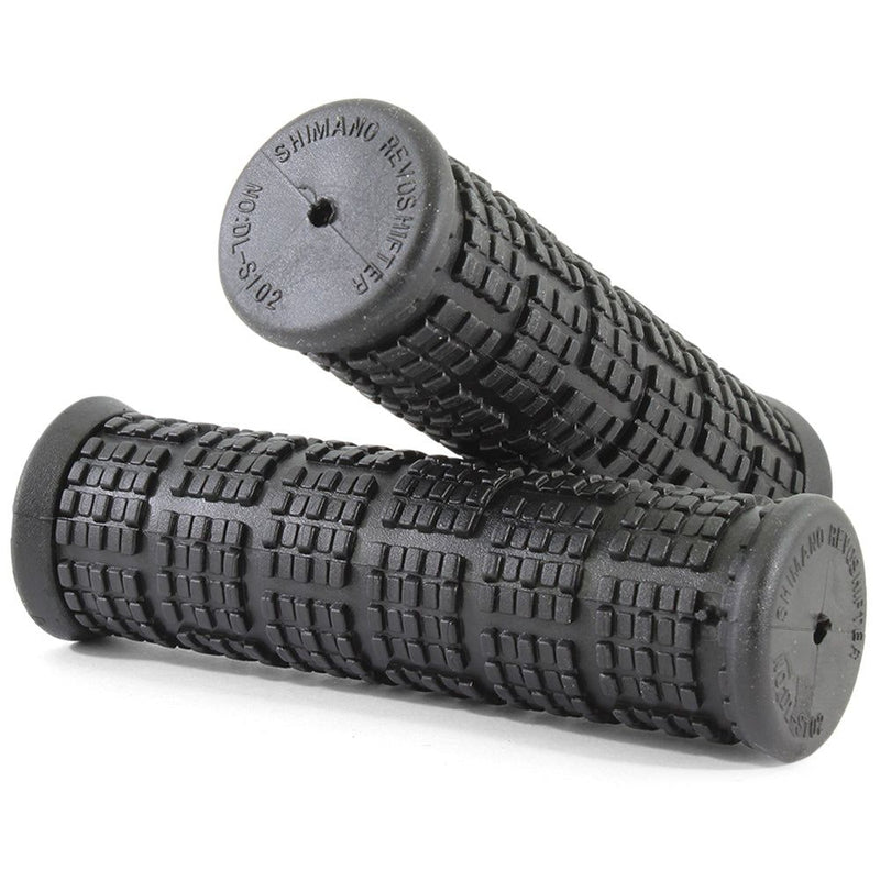 V-Grip Mountain Bike Handlebar Grips Black 102mm Kraton Rubber