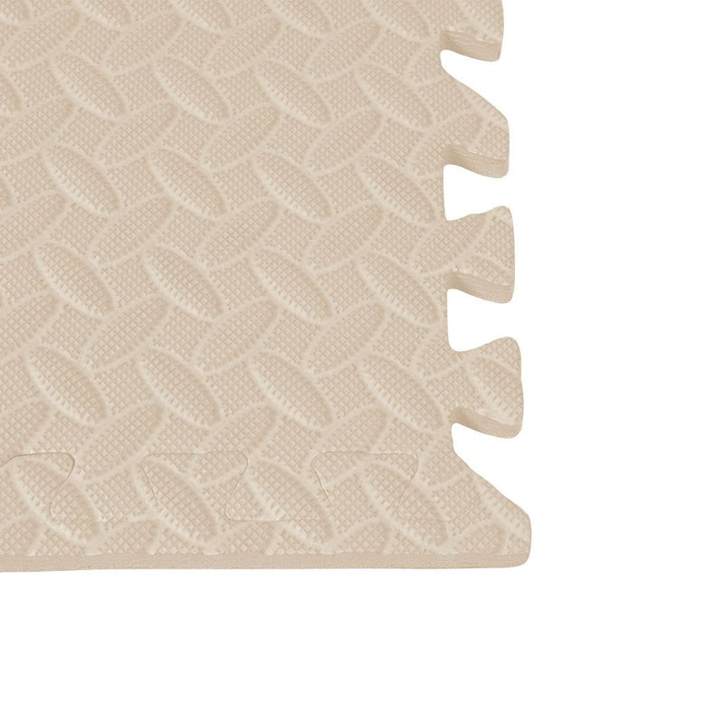 Bopeep EVA Foam Kids Play Mat Floor Kid Crawling Interlocking Home White 60x60
