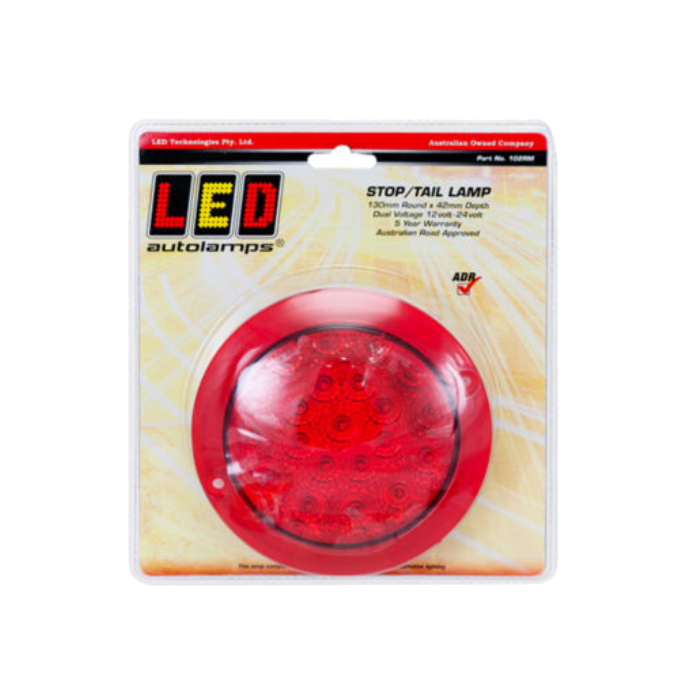 LED Autolamps 102RM Stop Tail 12-24V, Blister