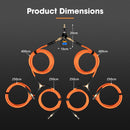 San Hima 4-Way Digital Tyre Inflator Car Air Compressor 250 PSI Tire Gauge Hose