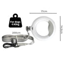 Pawz LED Dog Leash Lead Walking Rope Flashlight Heavy Duty 45kg Capacity White