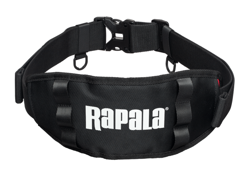 Rapala Fishing Gear Belt with Padded Mesh Back Support  - Fishing Tool Belt