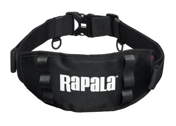 Rapala Fishing Gear Belt with Padded Mesh Back Support  - Fishing Tool Belt