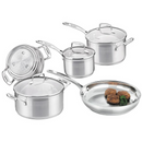 Scanpan Impact 5 Piece Stainless Steel Cookware Set