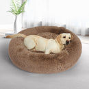 Pawz Pet Bed Cat Dog Donut Nest Calming Mat Kennel Cave Deep Sleeping Brown XXXL