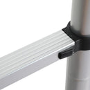 Traderight 3.4m Folding Multi Purpose Ladder 8 Step Extension Ladder Aluminium