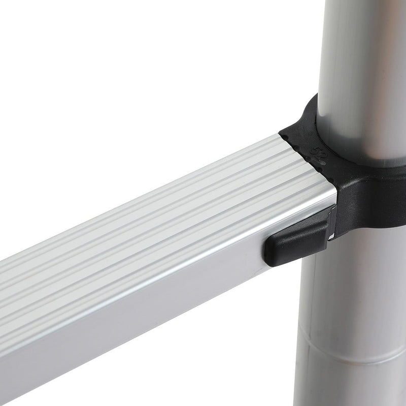 Traderight 3.4m Folding Multi Purpose Ladder 8 Step Extension Ladder Aluminium