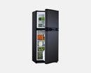 Bushman DC190LB - DC 12V / 24V Black Fridge/Freezer