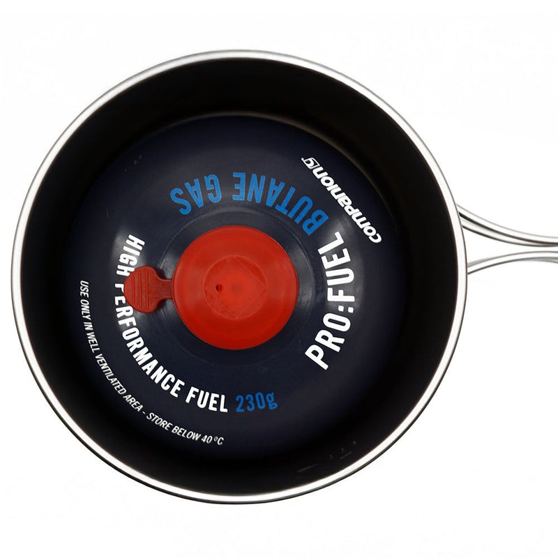 TERRAN Titanium Pot with Long Handle 1100ml