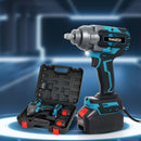 Traderight 21V Brushless Impact Wrench 1/2" Rattle Gun 2×4.0Ah 1200Nm Kit Set