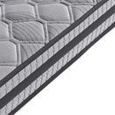 Dreamz Spring Mattress Bed Pocket Egg Crate Foam Medium Firm Single Size 22cm